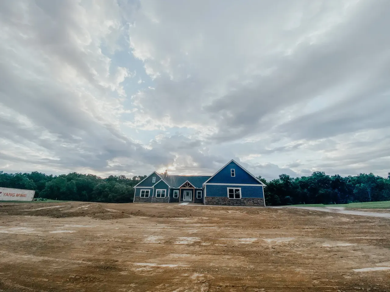 Custom home in Greater Cincinnati, OH by Paragon Custom Builders, The Blue House